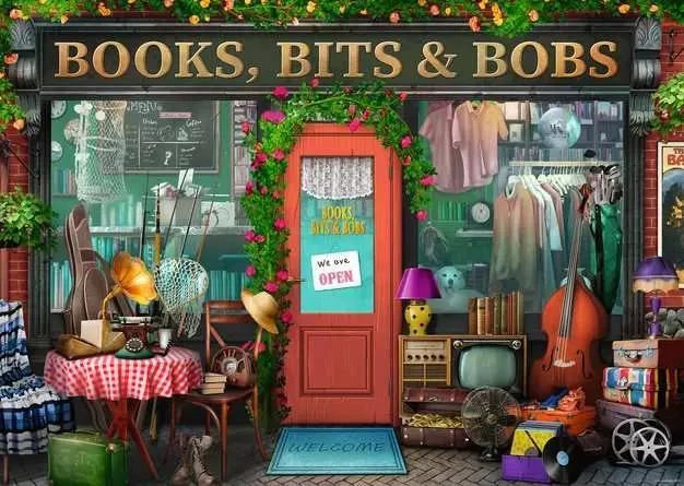 Ravensburger | Books, Bits & Bobs 1000 Piece Jigsaw Puzzle Ravensburger | Books, Bits & Bobs 1000 Piece Jigsaw Puzzle
