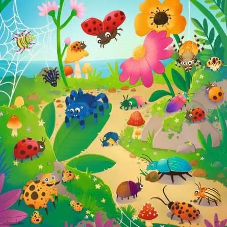 Ravensburger | Bugs, Bugs, Bugs 49-Piece Children's Jigsaw Puzzle (Set of 3) Ravensburger | Bugs, Bugs, Bugs 49-Piece Children's Jigsaw Puzzle (Set of 3)