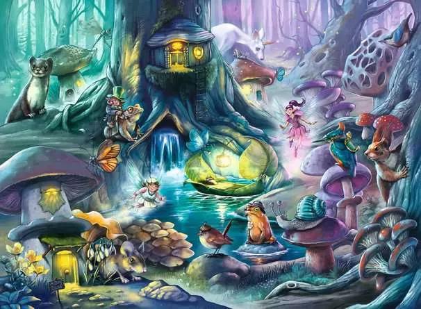Ravensburger Children’s Jigsaw Puzzle Enchanting Forest - 150 Pieces Puzzle Ravensburger Children’s Jigsaw Puzzle Enchanting Forest - 150 Pieces Puzzle