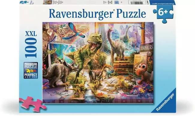 Ravensburger | Children's Puzzle: Dinosaur Escape 100 Piece Jigsaw Puzzle Ravensburger | Children's Puzzle: Dinosaur Escape 100 Piece Jigsaw Puzzle