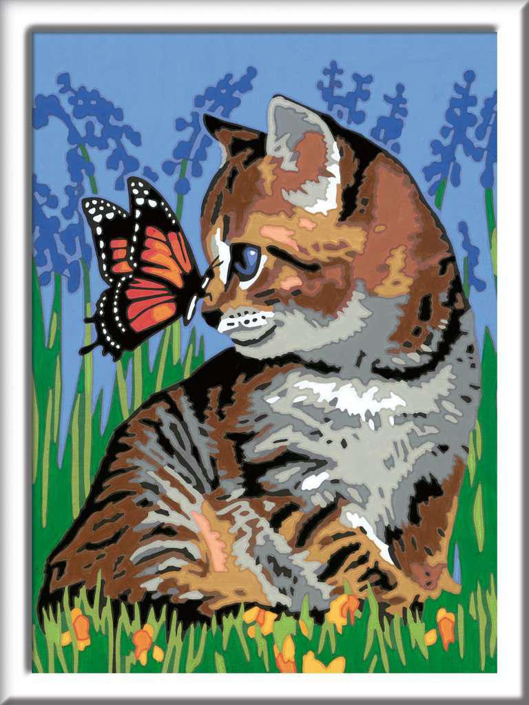 Ravensburger CreArt Paint By Numbers| Best Friends Cat