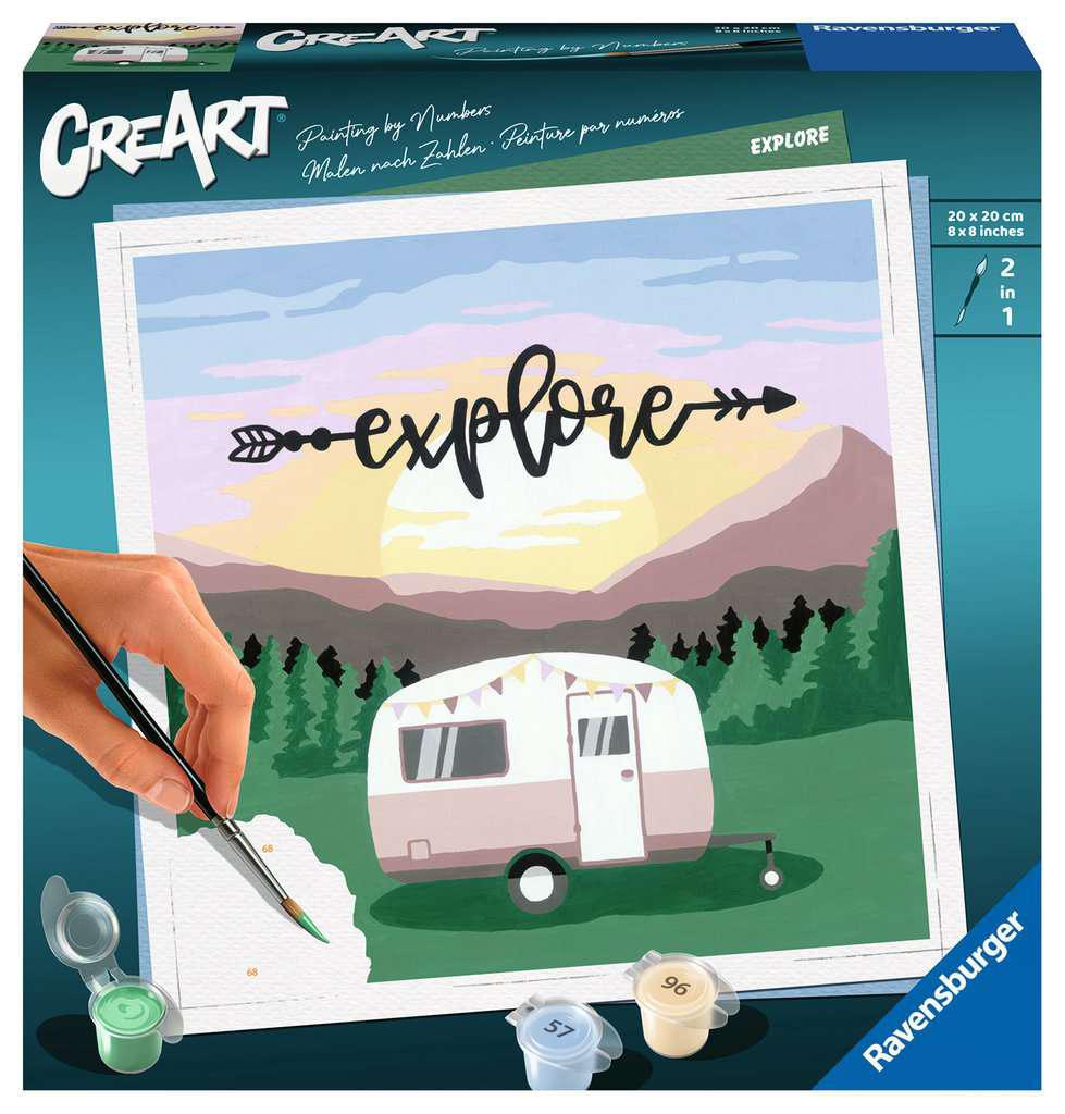 Ravensburger CreArt Paint By Numbers| Explore