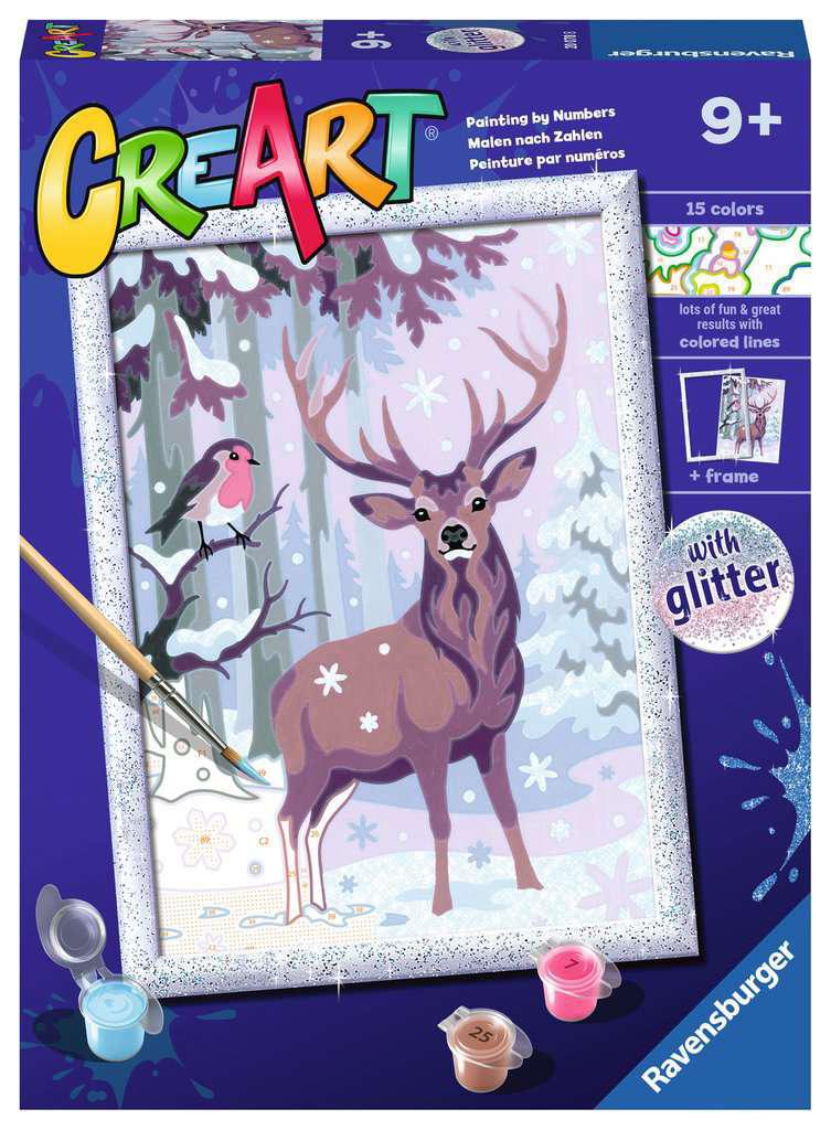 Ravensburger CreArt Paint By Numbers| Festive Friends