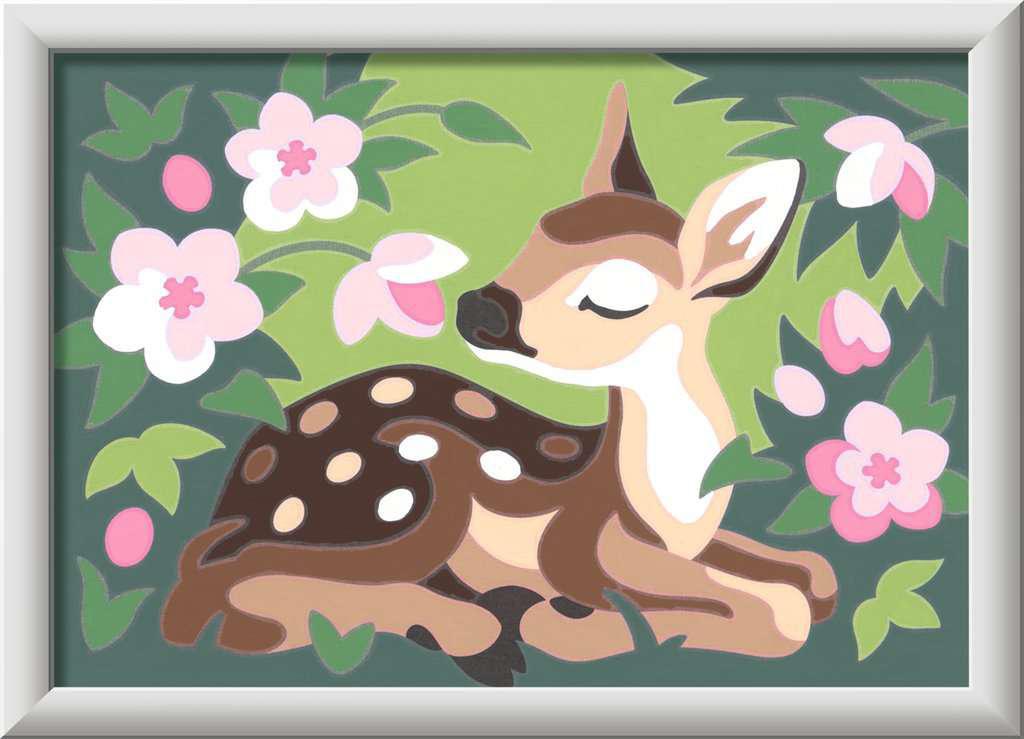 Ravensburger CreArt Paint By Numbers| Floral Fawn