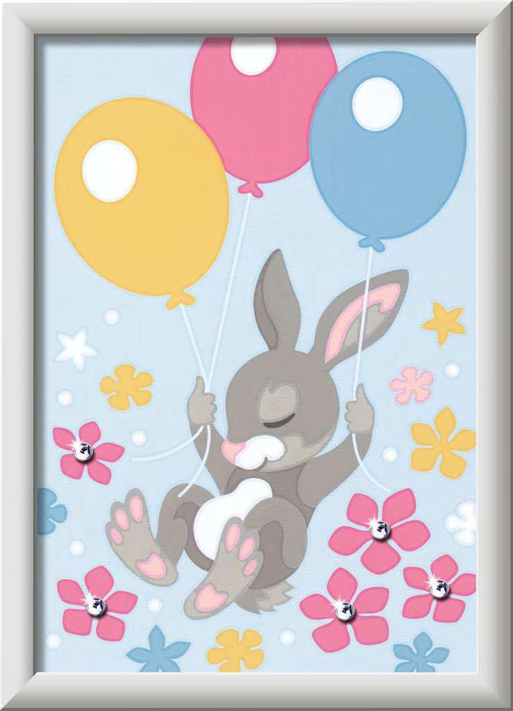 Ravensburger CreArt Paint By Numbers| Flying Bunny