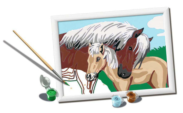 Ravensburger CreArt Paint By Numbers| Mother & Foal