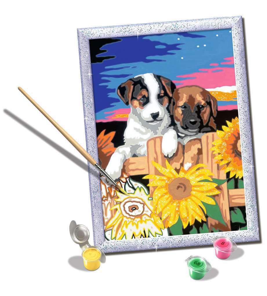 Ravensburger CreArt Paint By Numbers| Sunset Paw-fection