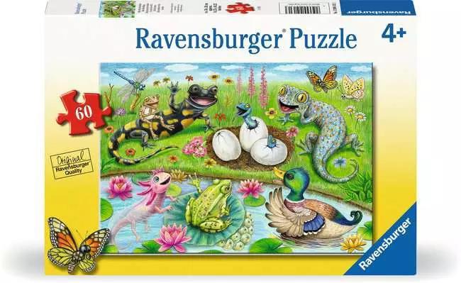 Ravensburger | Hello Hatchlings 60-Piece Children's Jigsaw Puzzle Ravensburger | Hello Hatchlings 60-Piece Children's Jigsaw Puzzle