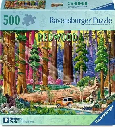 Ravensburger Jigsaw Puzzle | 500 pieces - Greg Paprocki: Redwood National Park Ravensburger Jigsaw Puzzle | 500 pieces - Greg Paprocki: Redwood National Park