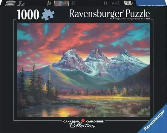 Ravensburger Jigsaw Puzzle | Alberta's Three Sisters 1000 pieces - Ravensburger Jigsaw Puzzle | Alberta's Three Sisters 1000 pieces -