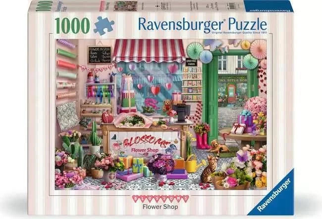 Ravensburger Jigsaw Puzzle | Blossoms Flower Shop 1000 piece Ravensburger Jigsaw Puzzle | Blossoms Flower Shop 1000 piece