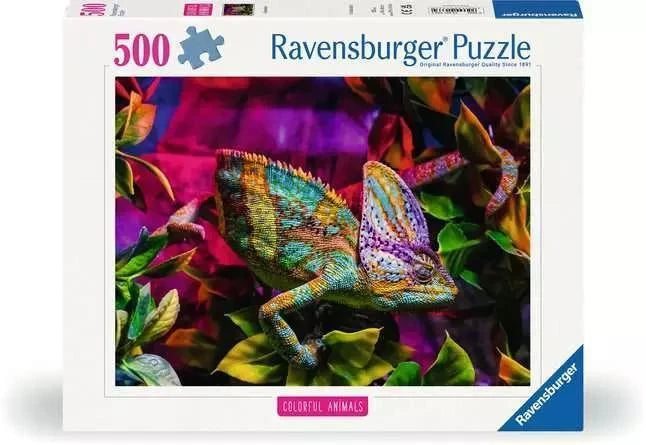 Ravensburger Jigsaw Puzzle | Chameleon 500 Piece Ravensburger Jigsaw Puzzle | Chameleon 500 Piece