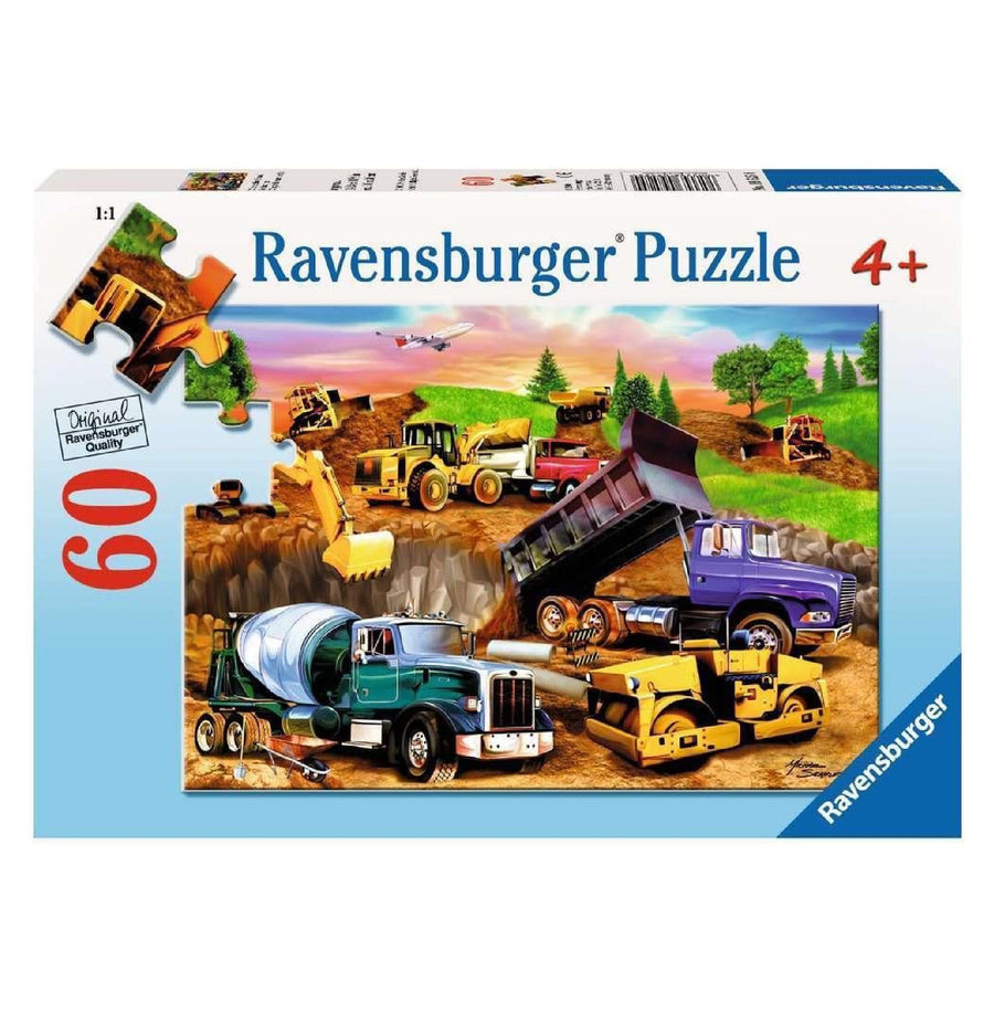Ravensburger Jigsaw Puzzle | Construction Crowd 60 Piece Ravensburger Jigsaw Puzzle | Construction Crowd 60 Piece
