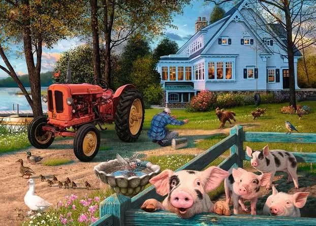 Ravensburger Jigsaw Puzzle | Country Life 300 Piece Ravensburger Jigsaw Puzzle | Country Life 300 Piece