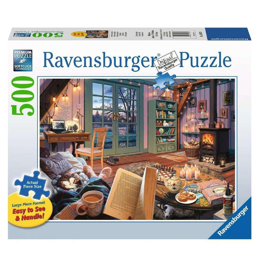 Ravensburger Jigsaw Puzzle | Cozy Retreat 500 Piece Ravensburger Jigsaw Puzzle | Cozy Retreat 500 Piece