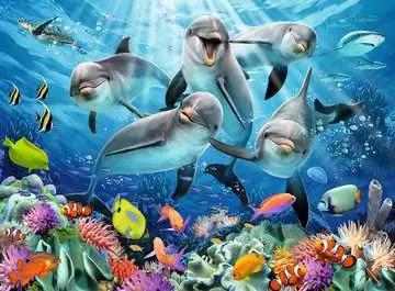 Ravensburger Jigsaw Puzzle | Dolphins in the Coral Reef 500 Piece