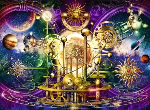 Ravensburger Jigsaw Puzzle | Golden Solar System 500 Piece