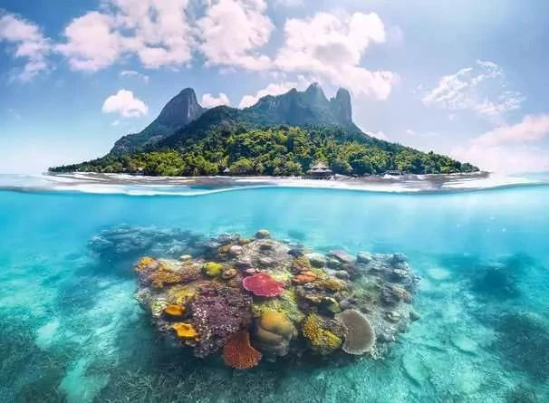 Ravensburger Jigsaw Puzzle | Island Waterscape 500 Piece Ravensburger Jigsaw Puzzle | Island Waterscape 500 Piece