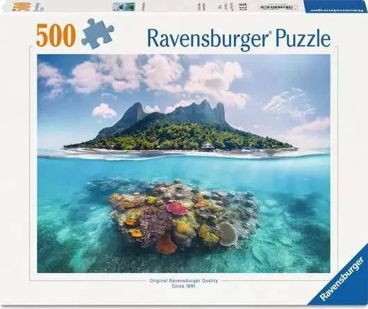 Ravensburger Jigsaw Puzzle | Island Waterscape 500 Piece Ravensburger Jigsaw Puzzle | Island Waterscape 500 Piece