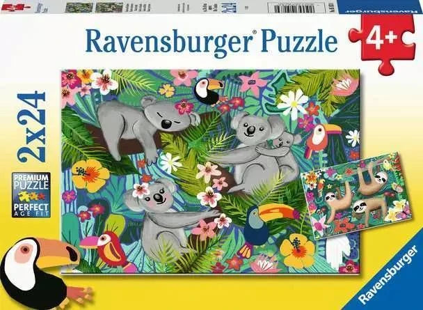 Ravensburger Jigsaw Puzzle | Koalas and Sloths 2 Set Ravensburger Jigsaw Puzzle | Koalas and Sloths 2 Set