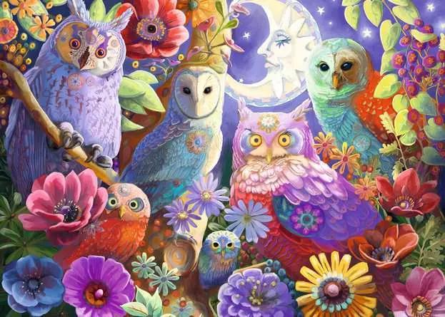 Ravensburger Jigsaw Puzzle | Night Owl Hoot - 300 Pieces Ravensburger Jigsaw Puzzle | Night Owl Hoot - 300 Pieces