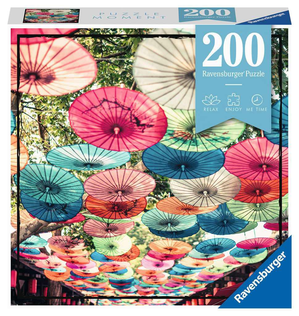 Ravensburger Jigsaw Puzzle | Puzzle Moment: Umbrellas 200 Piece