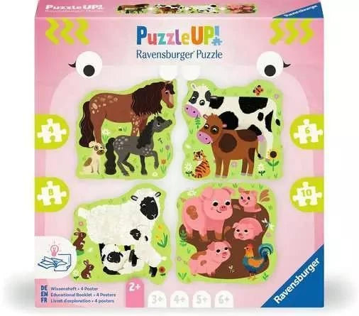 Ravensburger Jigsaw Puzzle | Puzzle Up - Farm Animals Ravensburger Jigsaw Puzzle | Puzzle Up - Farm Animals