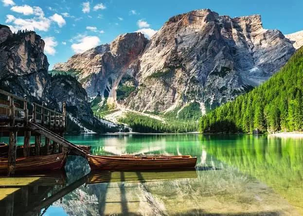 Ravensburger Jigsaw Puzzle SF Prager Wildsee Italy 1000 Piece Ravensburger Jigsaw Puzzle SF Prager Wildsee Italy 1000 Piece