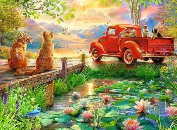 Ravensburger Jigsaw Puzzle | Summer Love 500 Piece Ravensburger Jigsaw Puzzle | Summer Love 500 Piece
