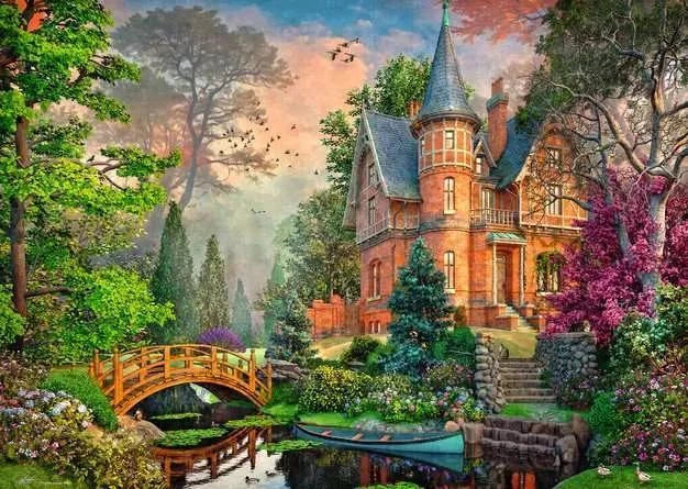 Ravensburger Jigsaw Puzzle | Terracotta Mansion 1000 piece Ravensburger Jigsaw Puzzle | Terracotta Mansion 1000 piece