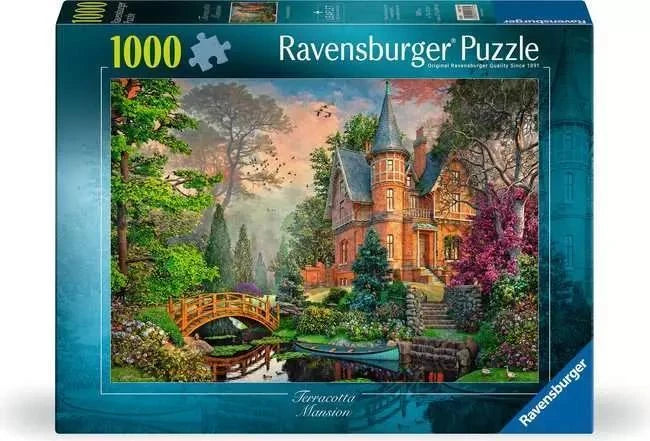 Ravensburger Jigsaw Puzzle | Terracotta Mansion 1000 piece Ravensburger Jigsaw Puzzle | Terracotta Mansion 1000 piece