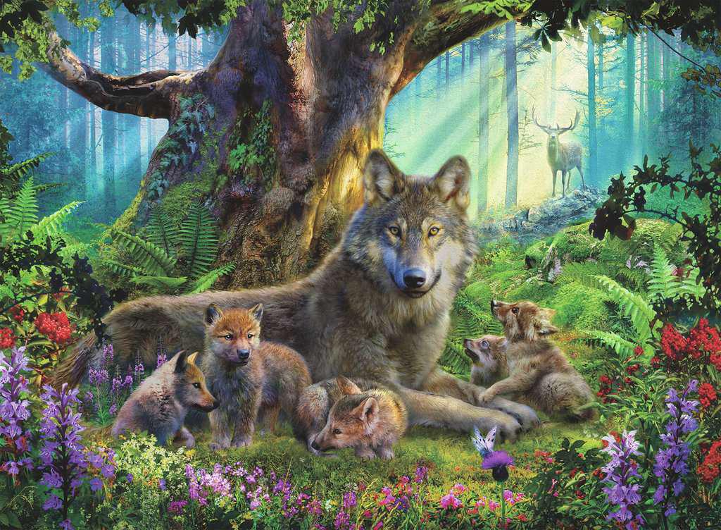 Ravensburger Jigsaw Puzzle | Wolves in the Forest