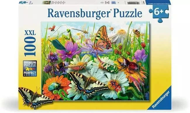 Ravensburger Jigsaw Puzzle | Wonderful World of Insects 100 XXL Ravensburger Jigsaw Puzzle | Wonderful World of Insects 100 XXL