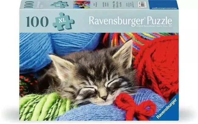 Ravensburger Jigsaw Puzzle | Wool Cat 100 XL Piece Ravensburger Jigsaw Puzzle | Wool Cat 100 XL Piece
