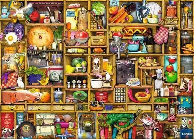 Ravensburger | Kitchen Cupboard 1000 Piece Jigsaw Puzzle Ravensburger | Kitchen Cupboard 1000 Piece Jigsaw Puzzle