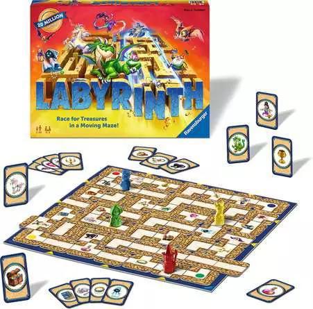 Ravensburger | Labyrinth Board Game - Race for Treasures in a Moving Maze Ravensburger | Labyrinth Board Game - Race for Treasures in a Moving Maze