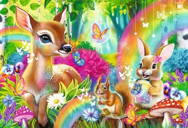Ravensburger | Lovable Woodland Friends 24-Piece Children's Jigsaw Puzzle 2-in-1 Ravensburger | Lovable Woodland Friends 24-Piece Children's Jigsaw Puzzle 2-in-1