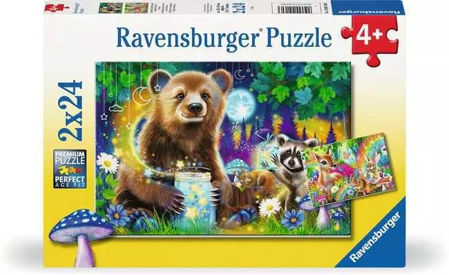Ravensburger | Lovable Woodland Friends 24-Piece Children's Jigsaw Puzzle 2-in-1 Ravensburger | Lovable Woodland Friends 24-Piece Children's Jigsaw Puzzle 2-in-1