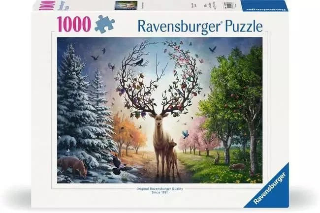 Ravensburger | Magical Deer 1000 Piece Jigsaw Puzzle Ravensburger | Magical Deer 1000 Piece Jigsaw Puzzle