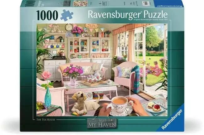 Ravensburger | My Haven: The Tea House 1000 Piece Jigsaw Puzzle Ravensburger | My Haven: The Tea House 1000 Piece Jigsaw Puzzle
