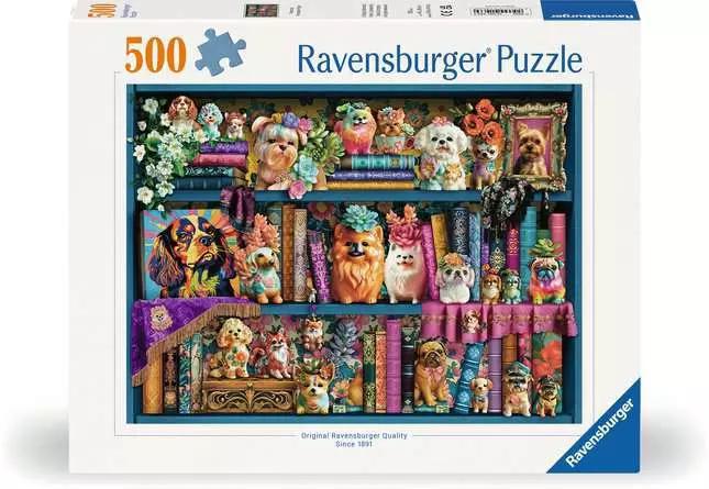 Ravensburger | Precious Porcelain Pups 500-Piece Jigsaw Puzzle Ravensburger | Precious Porcelain Pups 500-Piece Jigsaw Puzzle