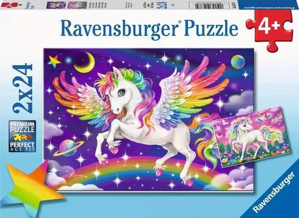 Ravensburger Unicorn and Pegasus – 24-Piece Puzzle Set of 2 Ravensburger Unicorn and Pegasus – 24-Piece Puzzle Set of 2
