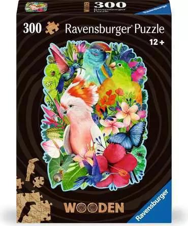 Ravensburger Wooden Puzzle: Beautiful Birds 300 Piece Shaped Jigsaw Puzzle Ravensburger Wooden Puzzle: Beautiful Birds 300 Piece Shaped Jigsaw Puzzle