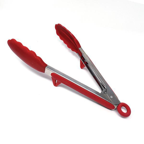 Grip-EZ Locking Tongs Red