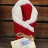 Woven Dishcloths 100% Cotton USA Made Red & Natural Woven Dishcloths 100% Cotton USA Made