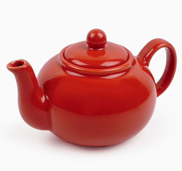 Stoneware Tea Pot 16 oz. Red