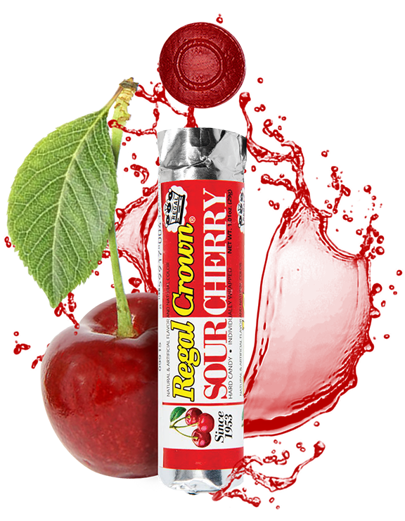 Regal Crown Sour Cherry Candy Regal Crown Sour Cherry Candy