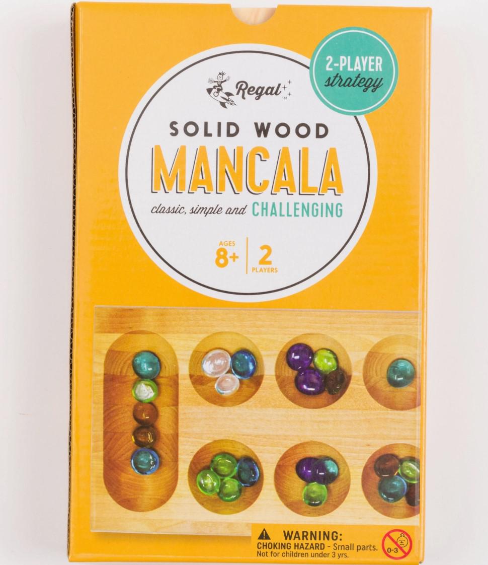 Regal Games Mancala Foldable Wooden Board Game