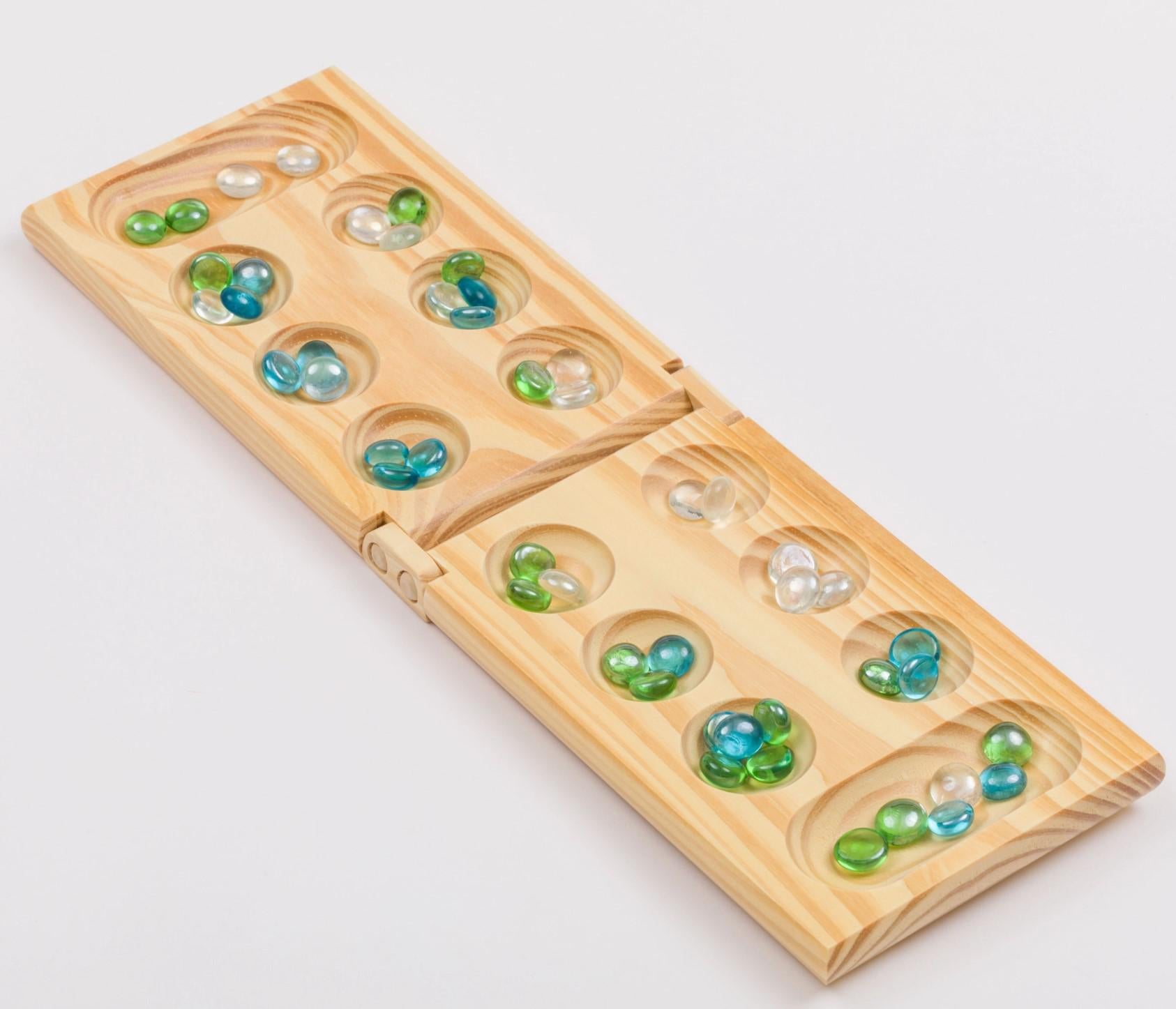 Regal Games Mancala Foldable Wooden Board Game