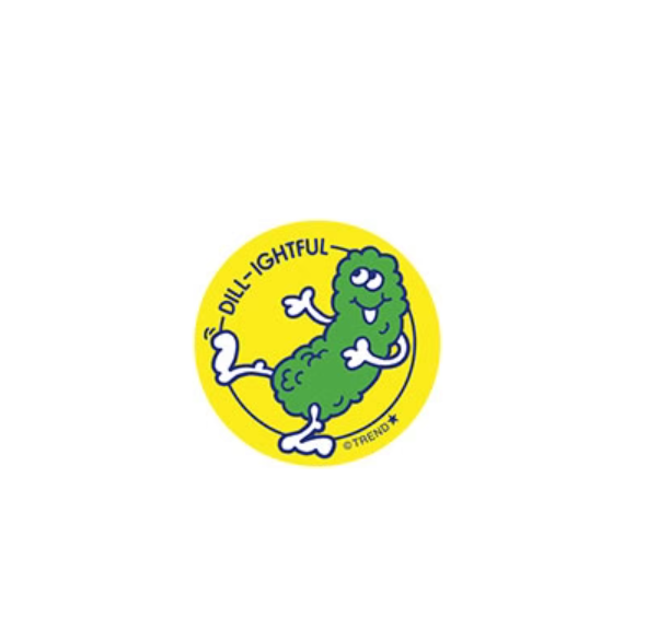 Retro Scratch & Sniff Stickers | Dill Pickle
